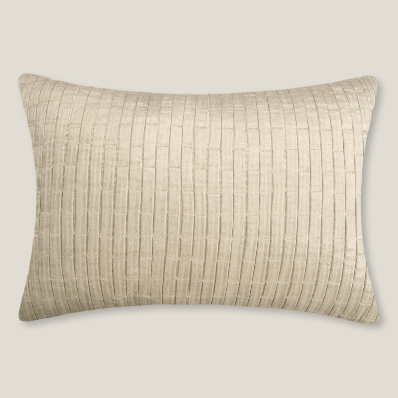 Vorto Pleated Velvet Cushion Cover