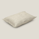 Oro White Faux Leather Cushion Cover