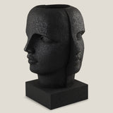 Auguste Black Resin Planter