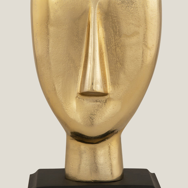 Cycladic Gold Head Sculpture L