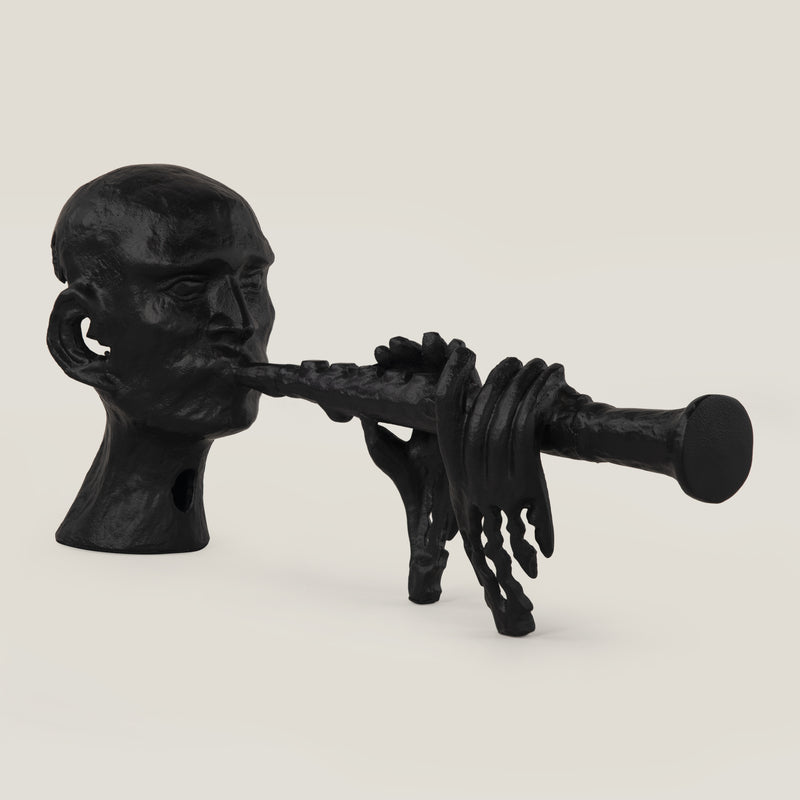 Trumpet Man Sculpture