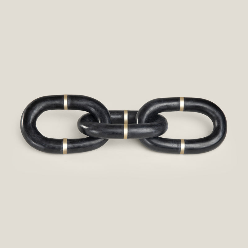 Sagebrook Marble Chain Decor