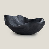 Uneven Black Decor Bowl