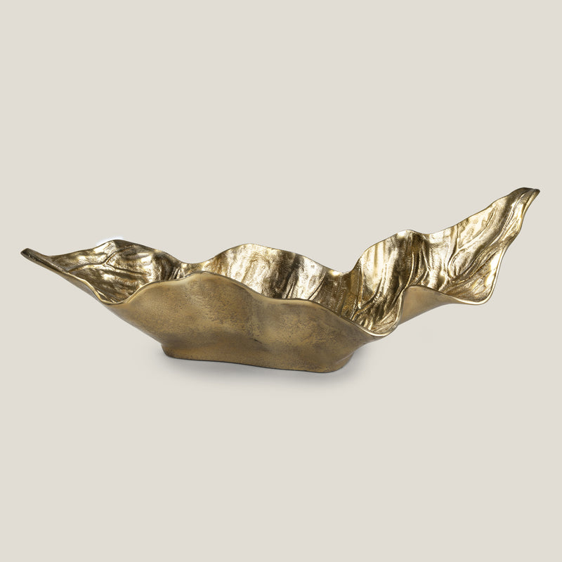 Folium Gold Decor Platter