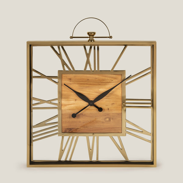 Wooden Dial Wall Clock