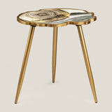 Sapwood Gold Side Table