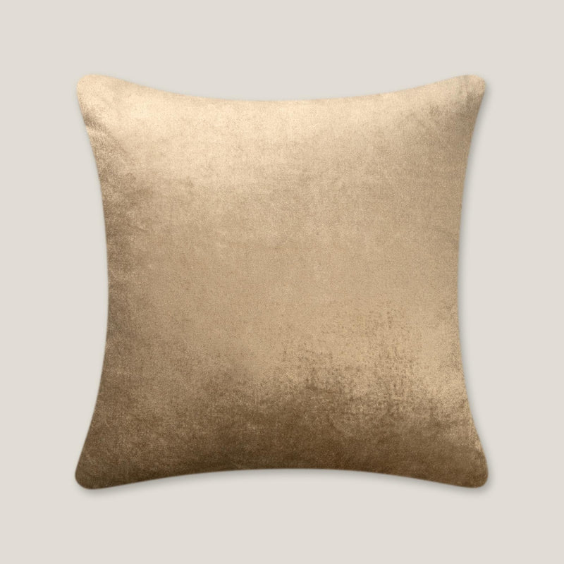 Hana Beige Velvet Cushion Cover