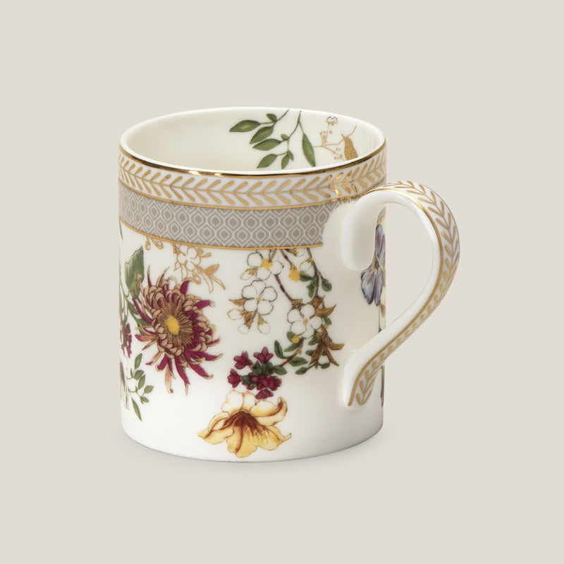 Azellia Pink & White Coffee Mug Set Of 2