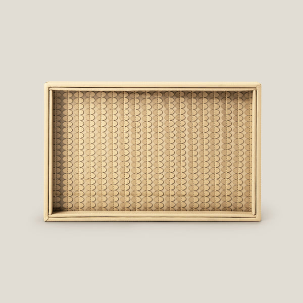 Ikigai Beige & Gold Bath Tray