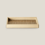 Ikigai Beige & Gold Bath Tray