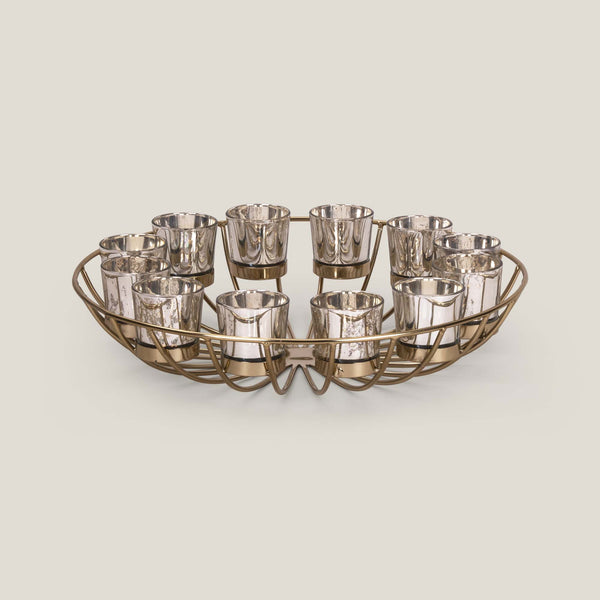 Ventura Gold Candle Holder S