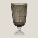 Hawana Grey & Clear Tall Vase