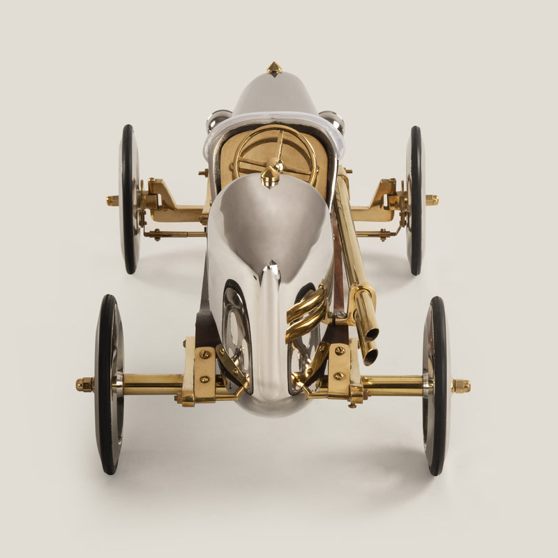 Bantam Midget Silver Race Car