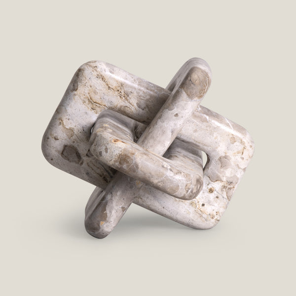 Marlow Beige Marble Decor Knot