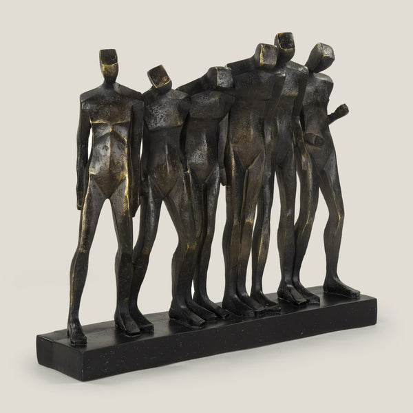 El Pueblo Bronze Sculpture