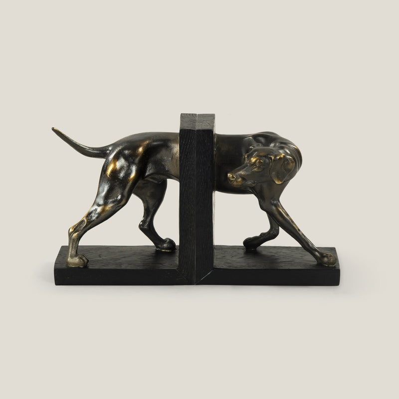Coonhound Bronze Bookend