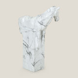 Heroina White Horse Sculpture