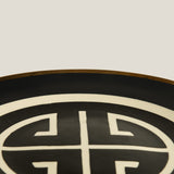 Athens Black Ceramic Decor Platter