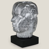 Auguste Grey Marble Planter