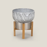 Bambusa Grey Marble Planter