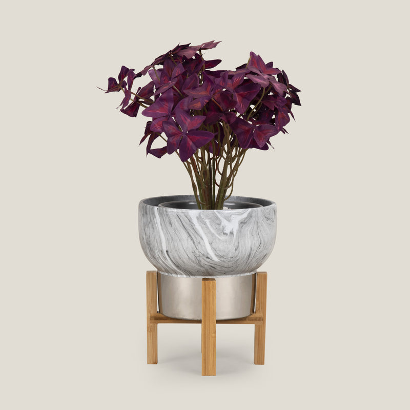 Bambusa Grey Marble Planter