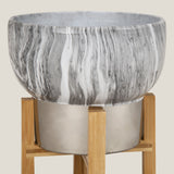 Bambusa Grey Marble Planter