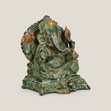 Antique Green Lord Ganesha