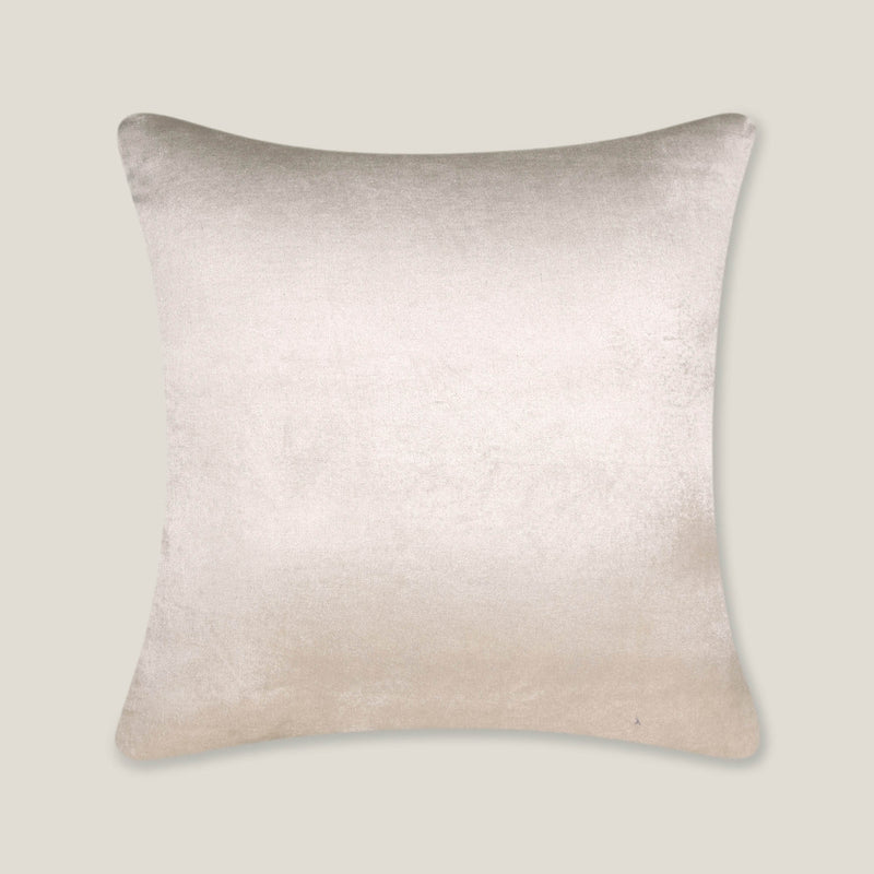 Nazara Off White Emb. Velvet Cushion Cover