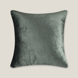 Moha Green Emb. Velvet Cushion Cover