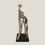 Camelopard Taupe & Nickel Sculpture