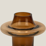 Halo Brown Glass Vase S