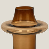 Halo Brown Glass Vase L