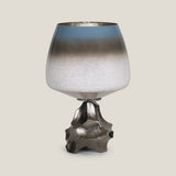 Caspian Grey Black & Nickel Vase S