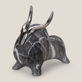 Aries Marfil Grey & Silver Sculpture