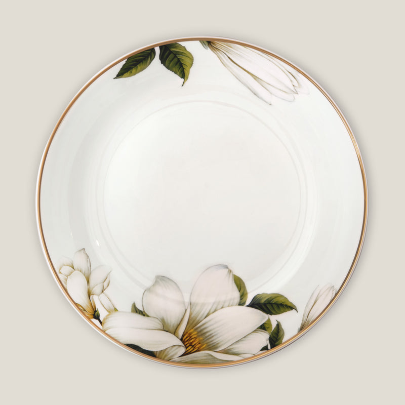 Magnolia White Round Platter