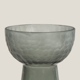 Grigio Grey Glass Vase S