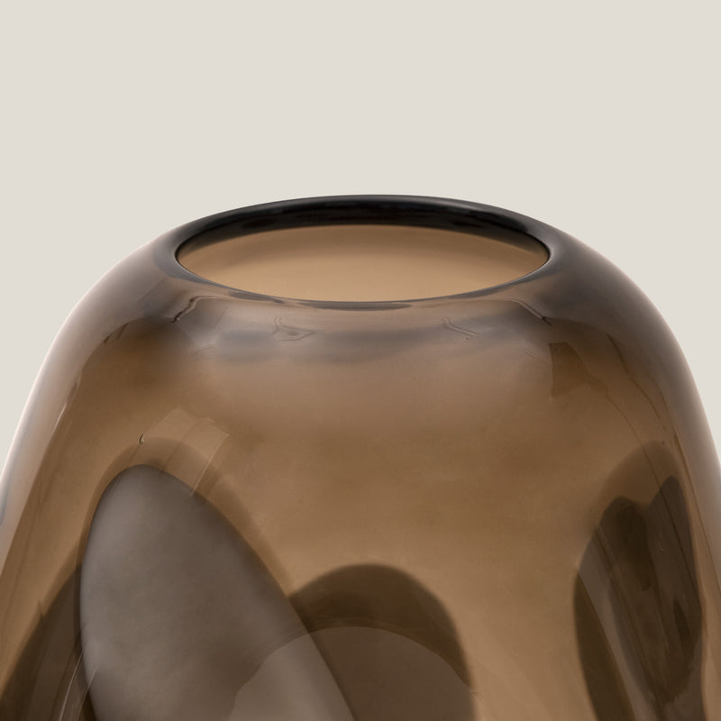 Globus Brown Glass Vase