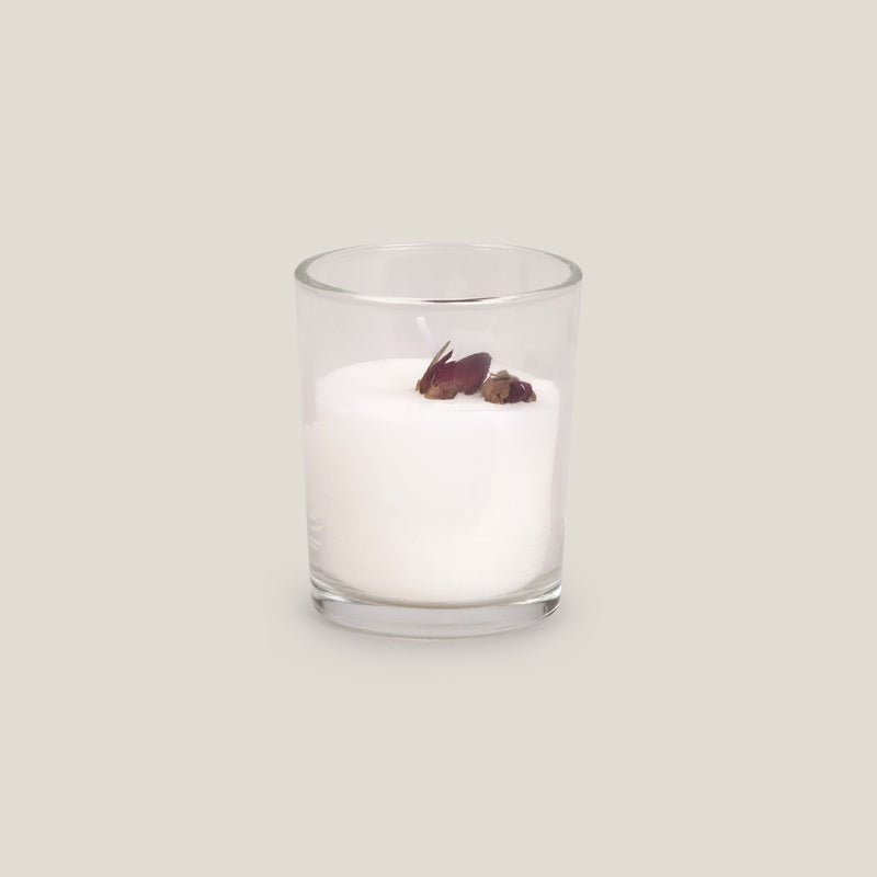 Floret White Jar Candle Set of 2