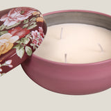 Floraison Burgundy Jar Candle