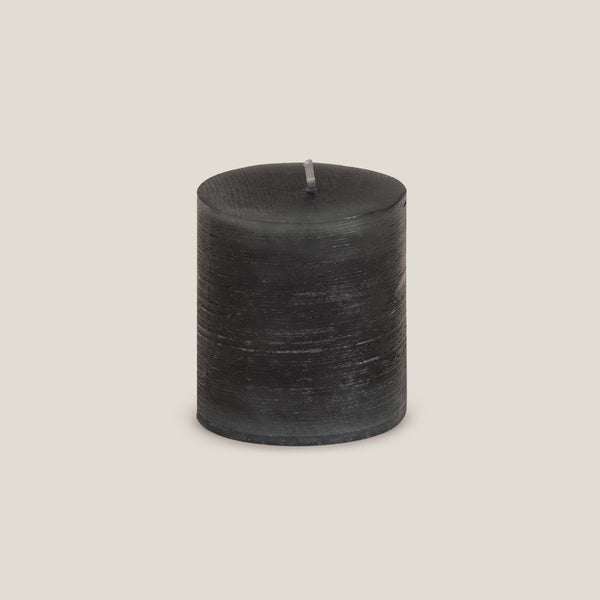 Dusk Charcoal Pillar Candle S