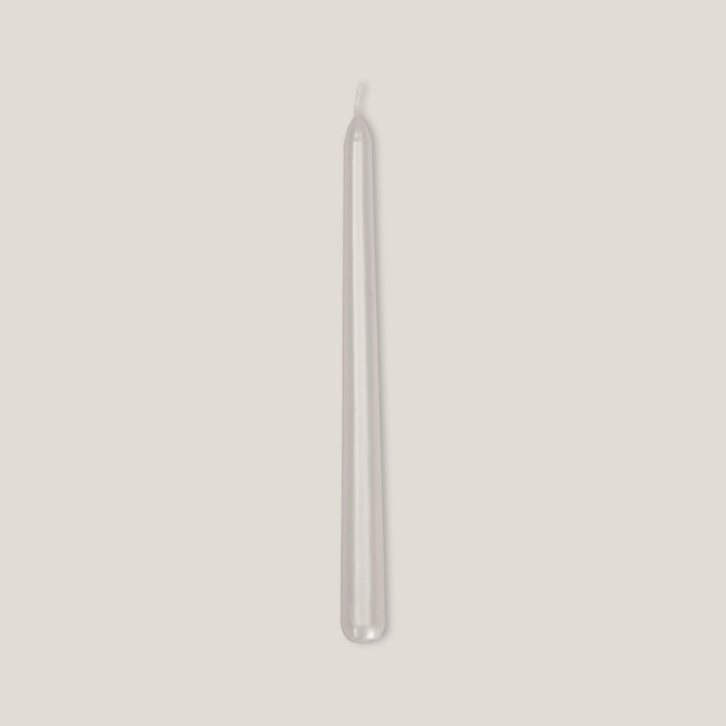Ritz Off White Taper Candle Set L