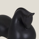 Artisan Black Horse Sculpture