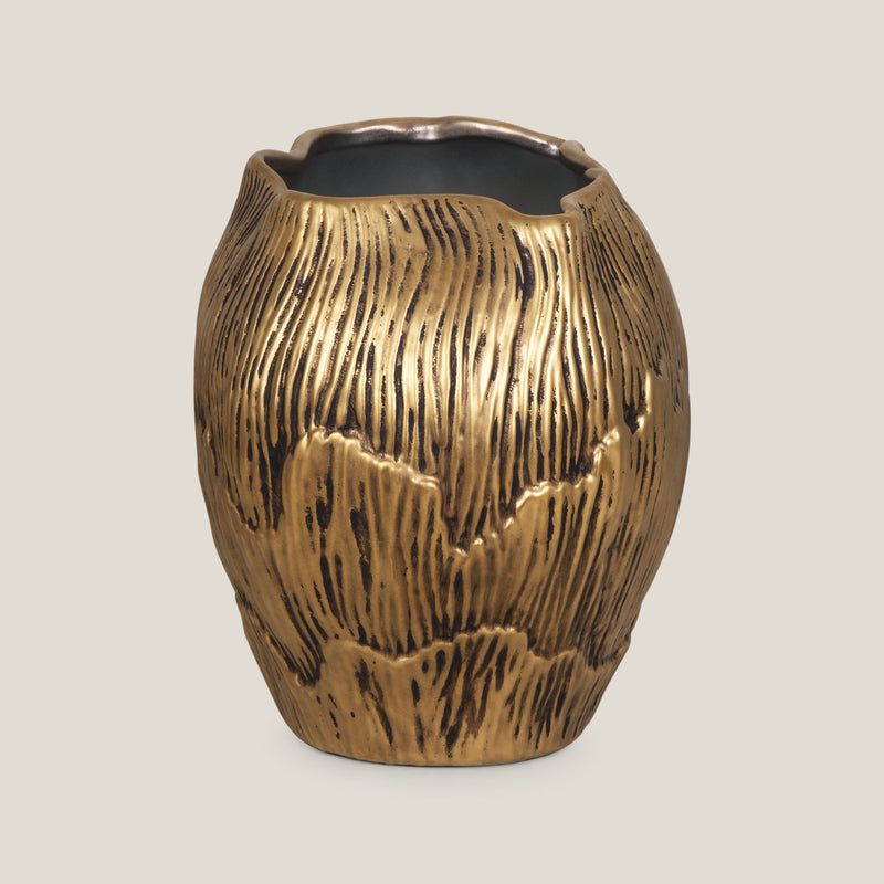 Wavelet Gold Vase