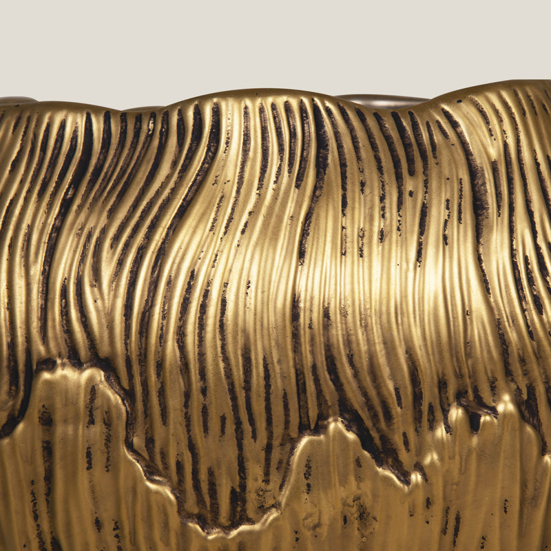 Wavelet Gold Vase