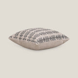 Scale Beige Emb. Linen Cushion Cover