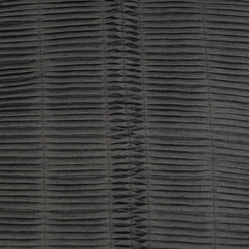 Drizzle Dark Grey Pleated Cushion Cover