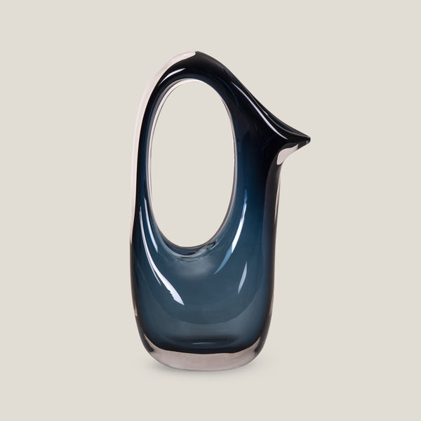 Regal Carafe Blue Glass Vase