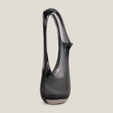 Regal Carafe Grey Glass Vase