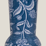 Floraison Blue Ceramic Vase