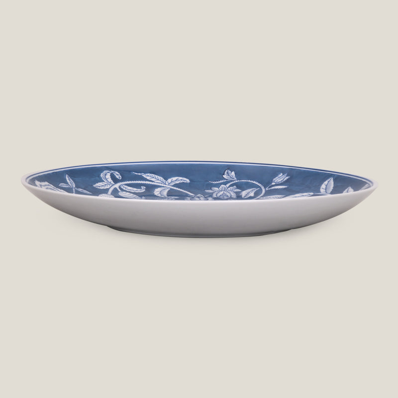 Floraison Blue Decor Platter